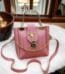 Front view of Women's Rexene Plain Shoulder Bag in Black – Minimalist and Elegant Design