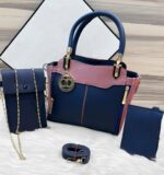 Inside View of Rexine Shoulder Bag – Multiple Pockets