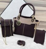 Women's Shoulder Bag 3 Pcs Set – All Colors Display