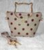 Front view of Women's Leather Plain Shoulder Bag in stylish brown color – BK Mart