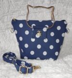 Inside look of spacious Women's Leather Plain Shoulder Bag with compartments – BK Mart