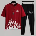 Men's Printed Micro Track Suit – 2 Pcs Comfort Wear for Gym & Lounge - Image 2