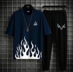 Men's Printed Micro Track Suit – 2 Pcs Comfort Wear for Gym & Lounge - Image 3