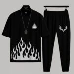 Men's Printed Micro Track Suit – 2 Pcs Comfort Wear for Gym & Lounge - Image 4