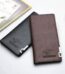 Men's PU Leather Bi-Fold Wallet – Black and Brown – Slim Pocket-Friendly Design