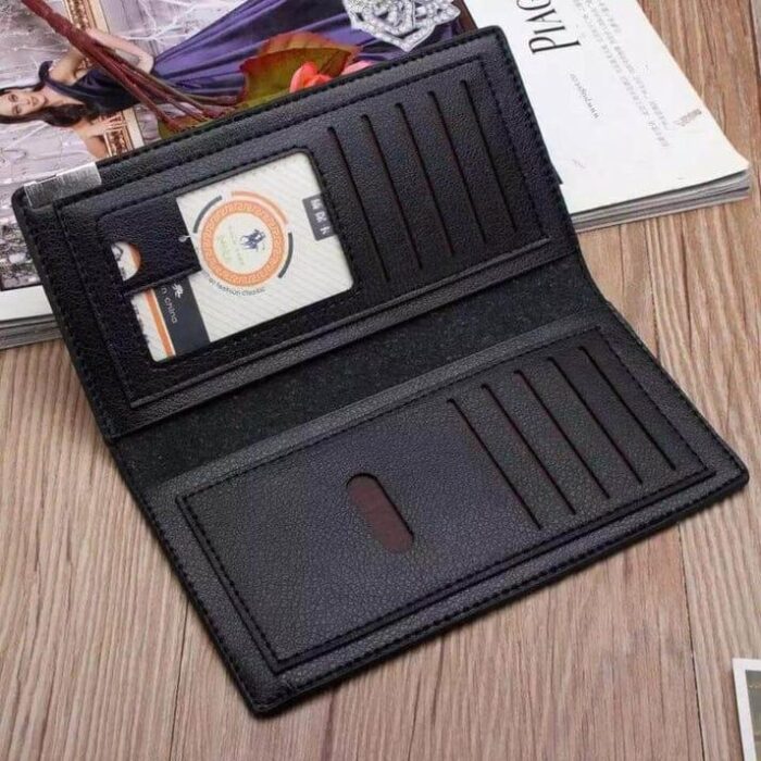 Men's PU Leather Wallet – Bi-Fold, Stylish & Slim (Brown & Black) - Image 5