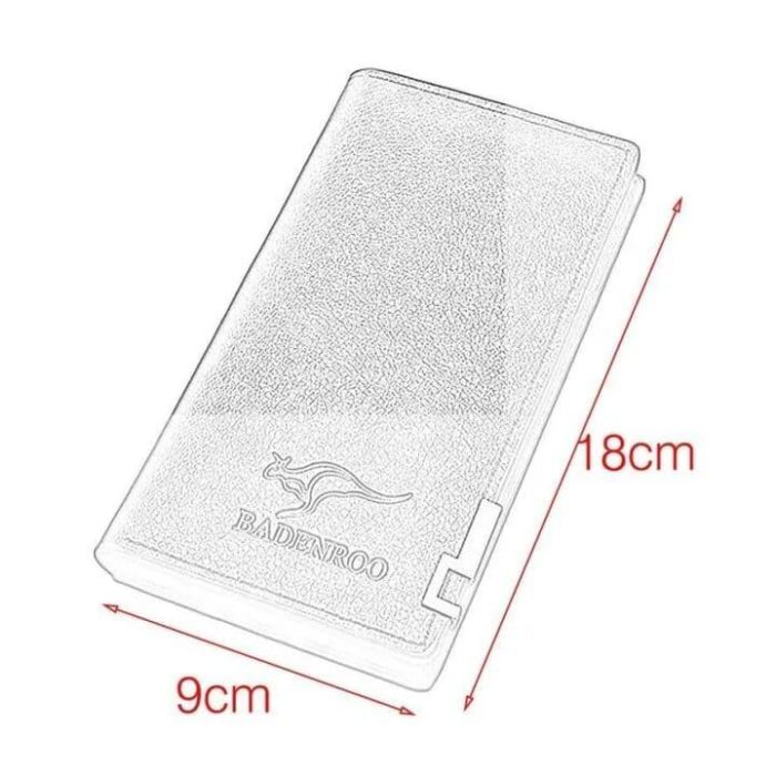 Men's PU Leather Wallet – Bi-Fold, Stylish & Slim (Brown & Black) - Image 7