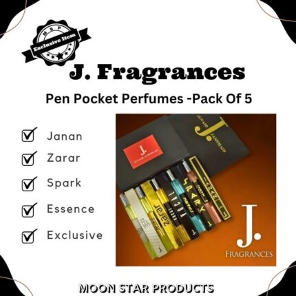 Unisex Pocket Perfume – Long Lasting Fragrance (5 Pcs Tester Pack)