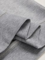 2 Pcs Men's Fleece Graphic Sweatshirt Track Suit – Grey - Image 3