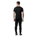 2 Pcs Polyester Micro Track Suit – Unisex Plain Sportswear (Black / Grey) - Image 3