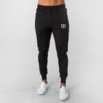 2 Pcs Polyester Micro Track Suit – Unisex Plain Sportswear (Black / Grey) - Image 7