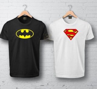 Cotton Jersey Printed T-Shirt – Pack of 2 – Crew Neck – Printed Design