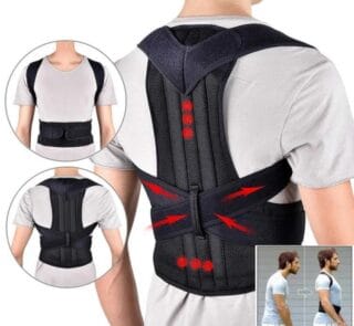 1 Pc Posture Correction Belt – Adjustable Back Support Brace