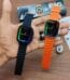 T900 Ultra 2 Watch in Orange and Black with GPS, NFC and Heart Rate Monitoring