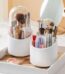 Rotating Makeup Organizer – 360° Dust-Proof Cosmetic Storage Box