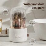 Rotating Makeup Organizer – 360° Dust-Proof Storage Box - Image 2