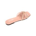 Women's Rexine Fancy Flats – Black, Green & Pink - Image 8