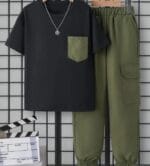 Men's Dri Fit Track Suit – 1 Pc Plain Green Sports & Casual Set