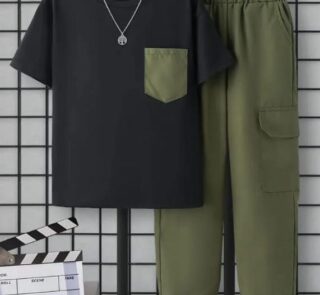 Men's Dri Fit Track Suit – 1 Pc Plain Green Sports & Casual Set
