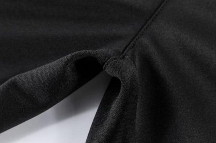 Men's Cotton Jersey Track Suit - 2 Pcs in Classic Black - Image 3