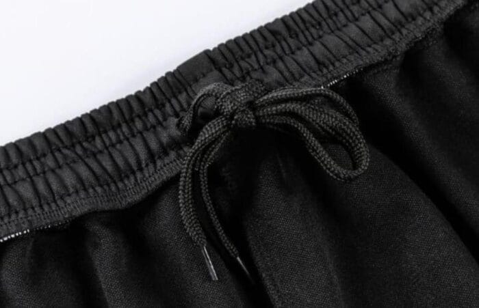 Men's Cotton Jersey Track Suit - 2 Pcs in Classic Black - Image 2