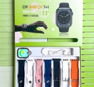 D9 Ultra Smart Watch Series 9 – 2.09″ Display, Bluetooth Calling, 7 Straps, Fitness & Sports Smartwatch