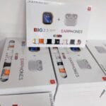 I20 Ultra Max Suit Smart Watch 10 in 1 Box – 2.3″ Large Screen | 7 Straps | AirPods2 (Random Color) | Bluetooth Calling | Heart Rate & Sleep Monitoring - Image 4