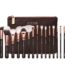 Zoeva 15 Brushes With Leather Pouch – Premium Makeup Brush Set