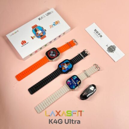 K4G Ultra Smart Watch – SIM Support, Camera, Bluetooth Calling, Fitness & Bold Design